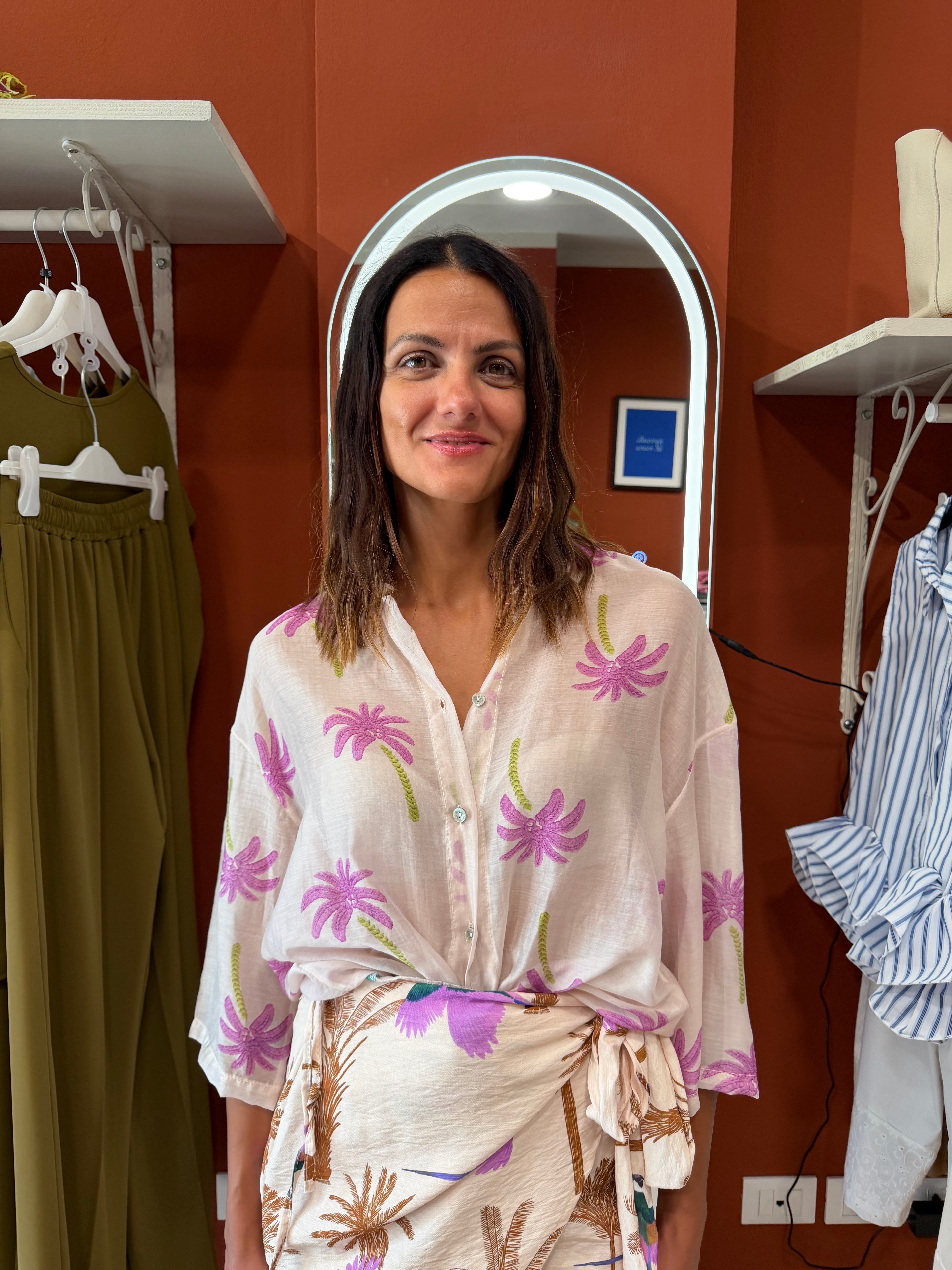 Camicia con palme - Rocknroll