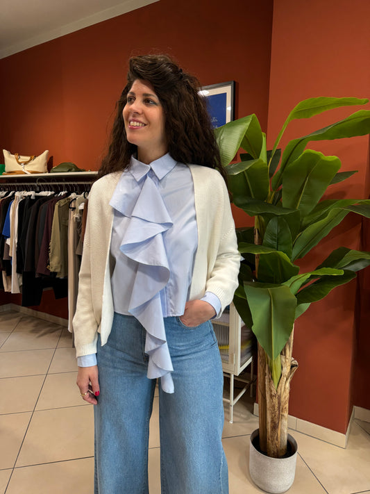 Susymix- Cardigan in punto pannocchia