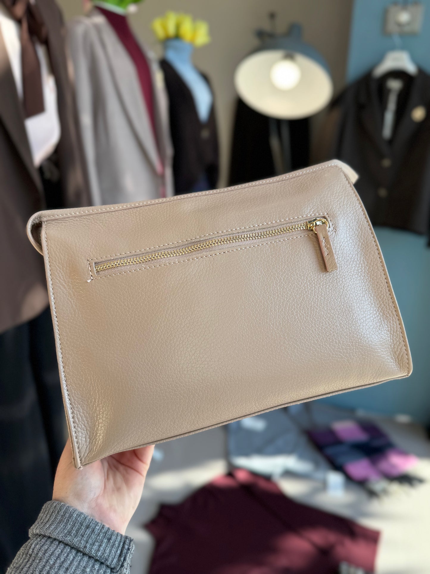 Rocknroll-Pochette in pelle