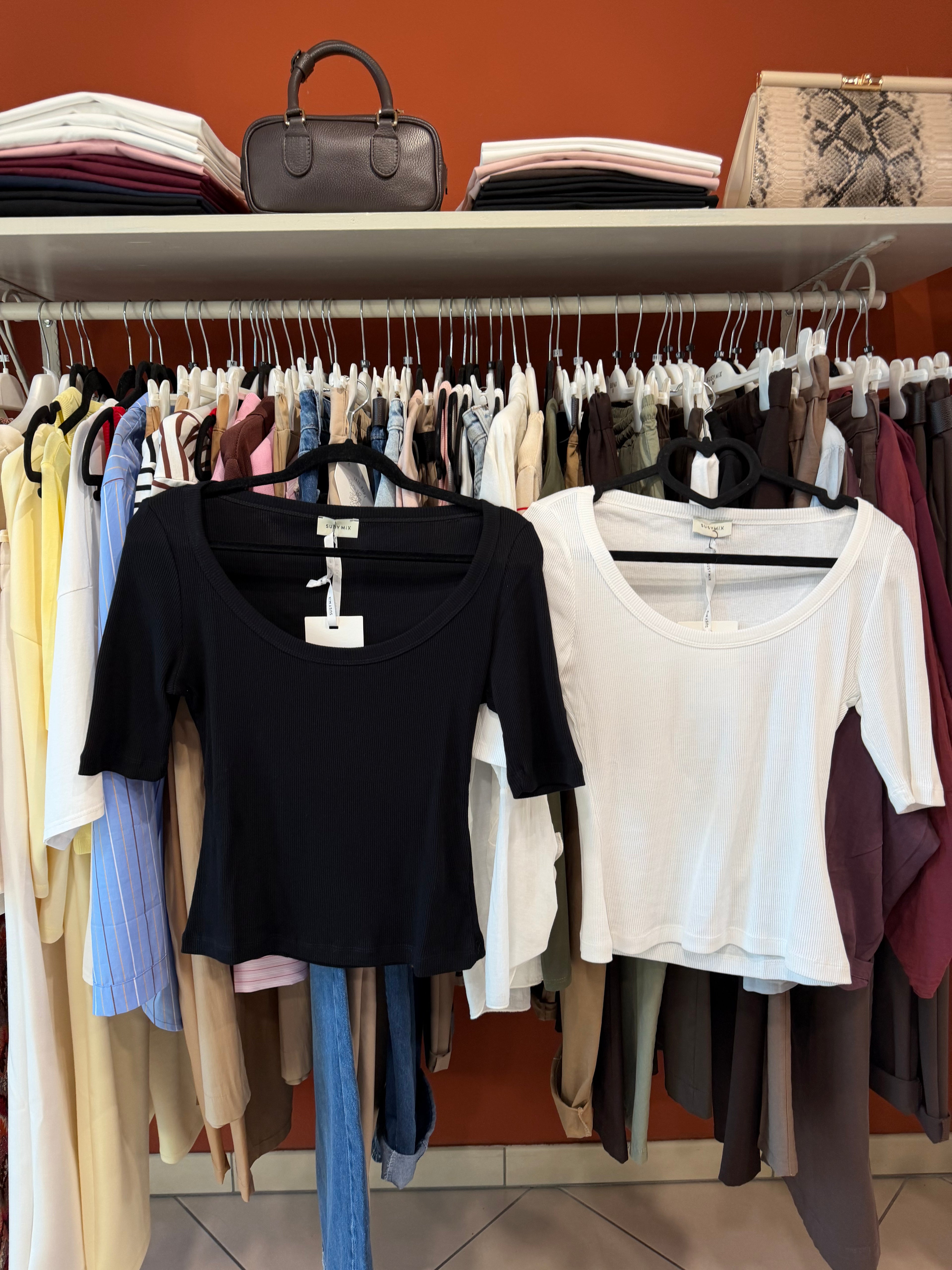 T-shirt a costine -Susymix