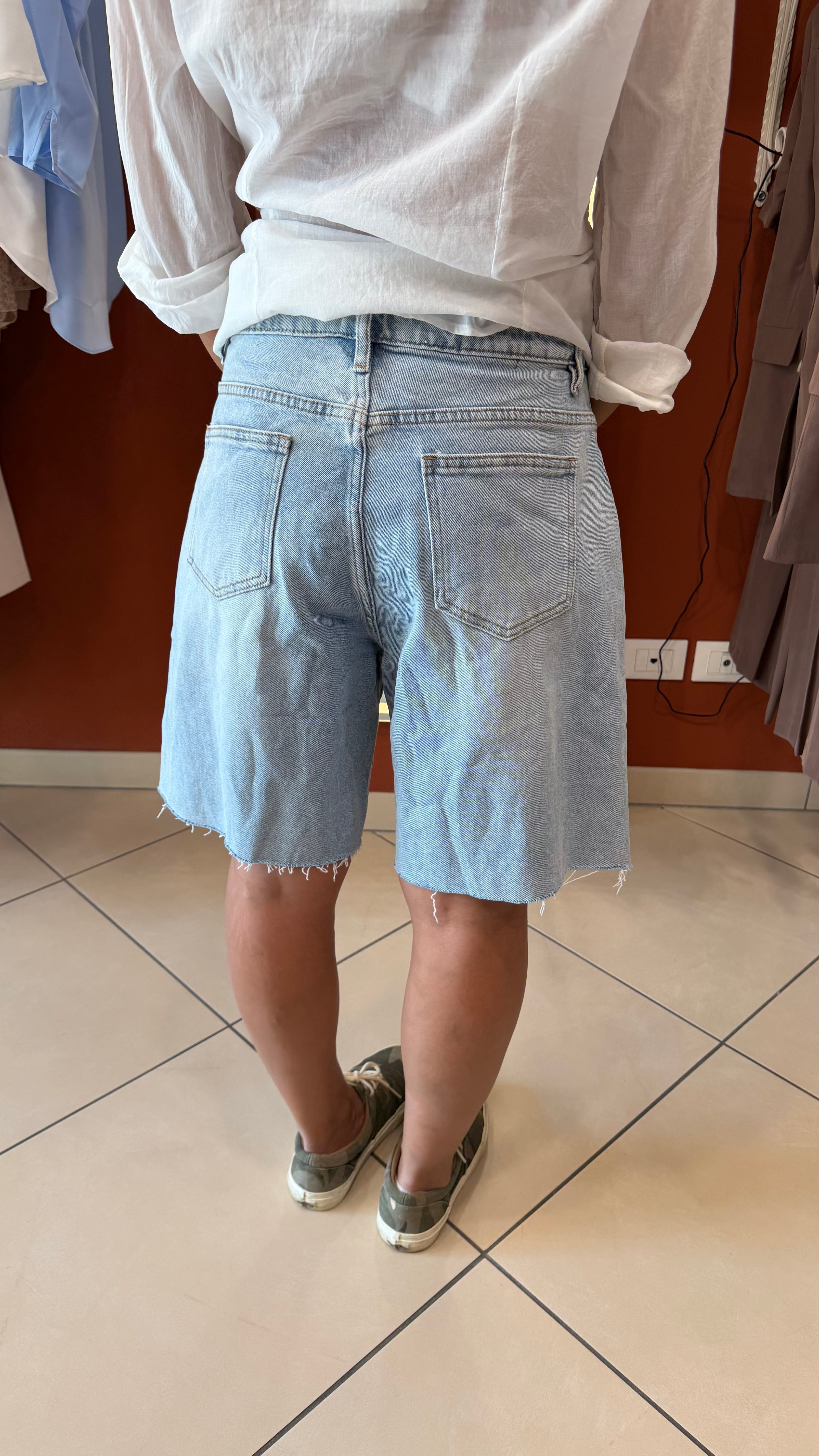 Bermuda in denim- Susymix
