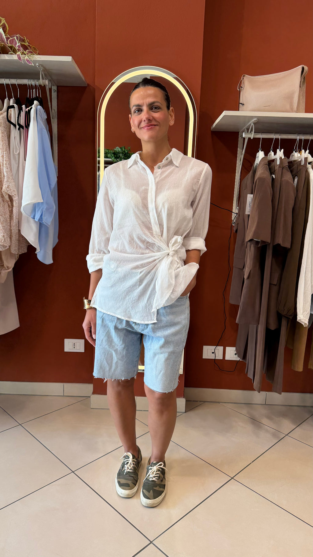 Bermuda in denim- Susymix