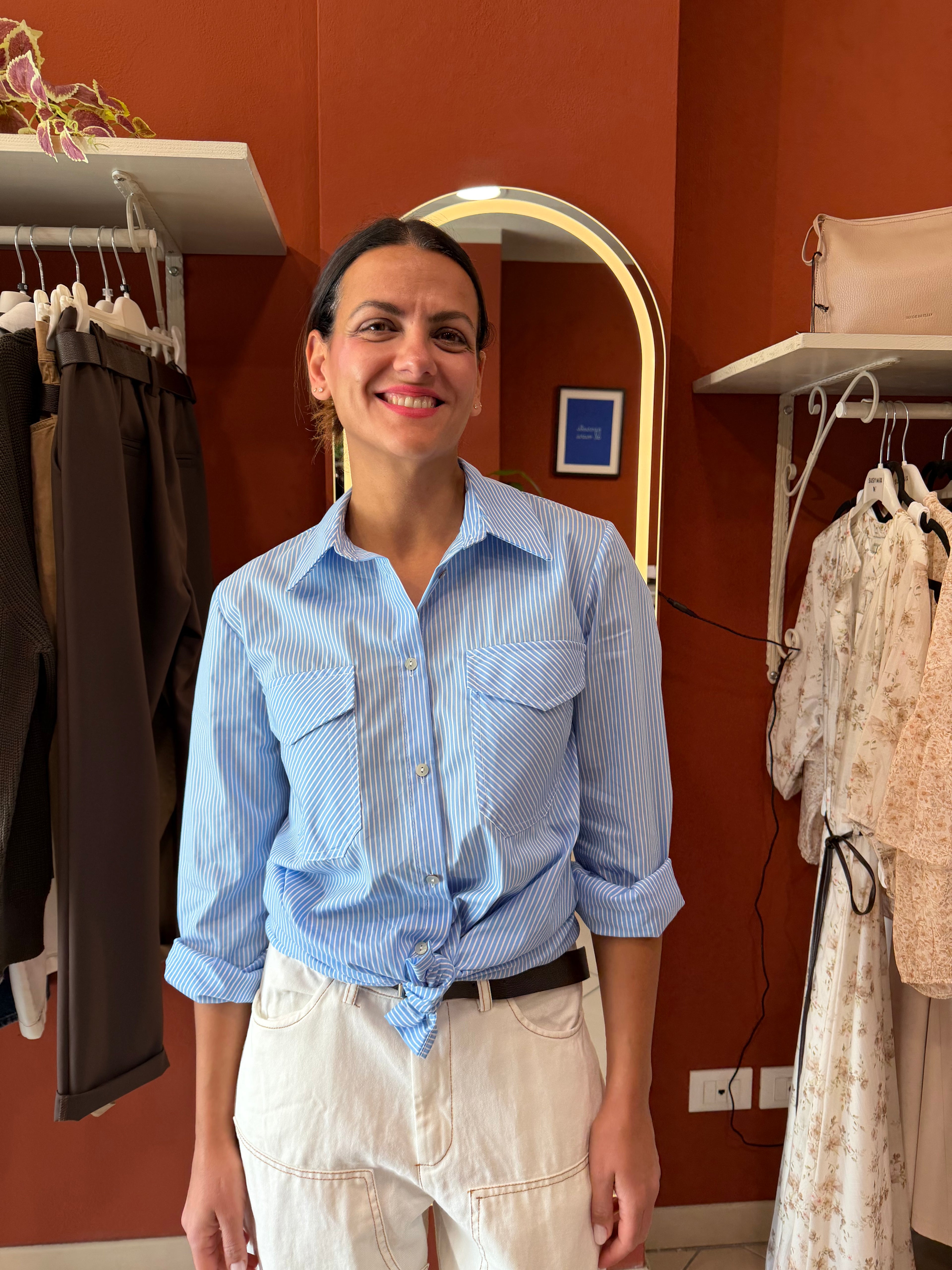 Camicia a bacchetta con tasche - Susymix