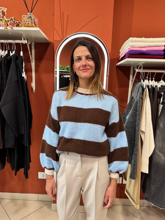 Rocknroll- Pullover a righe