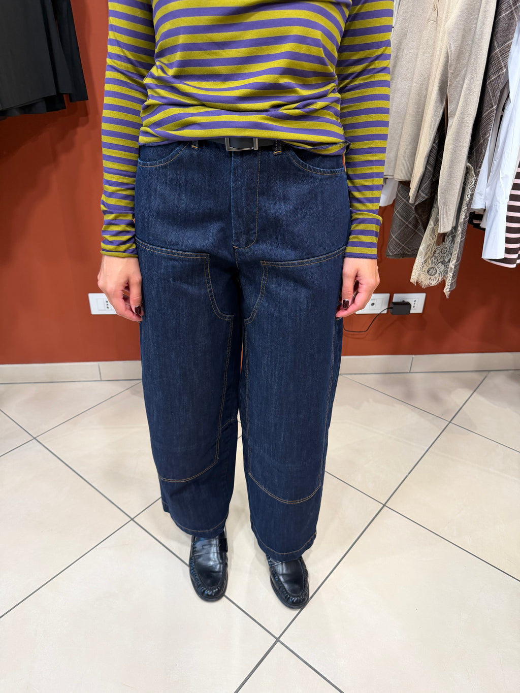 Denim cropped- Susymix