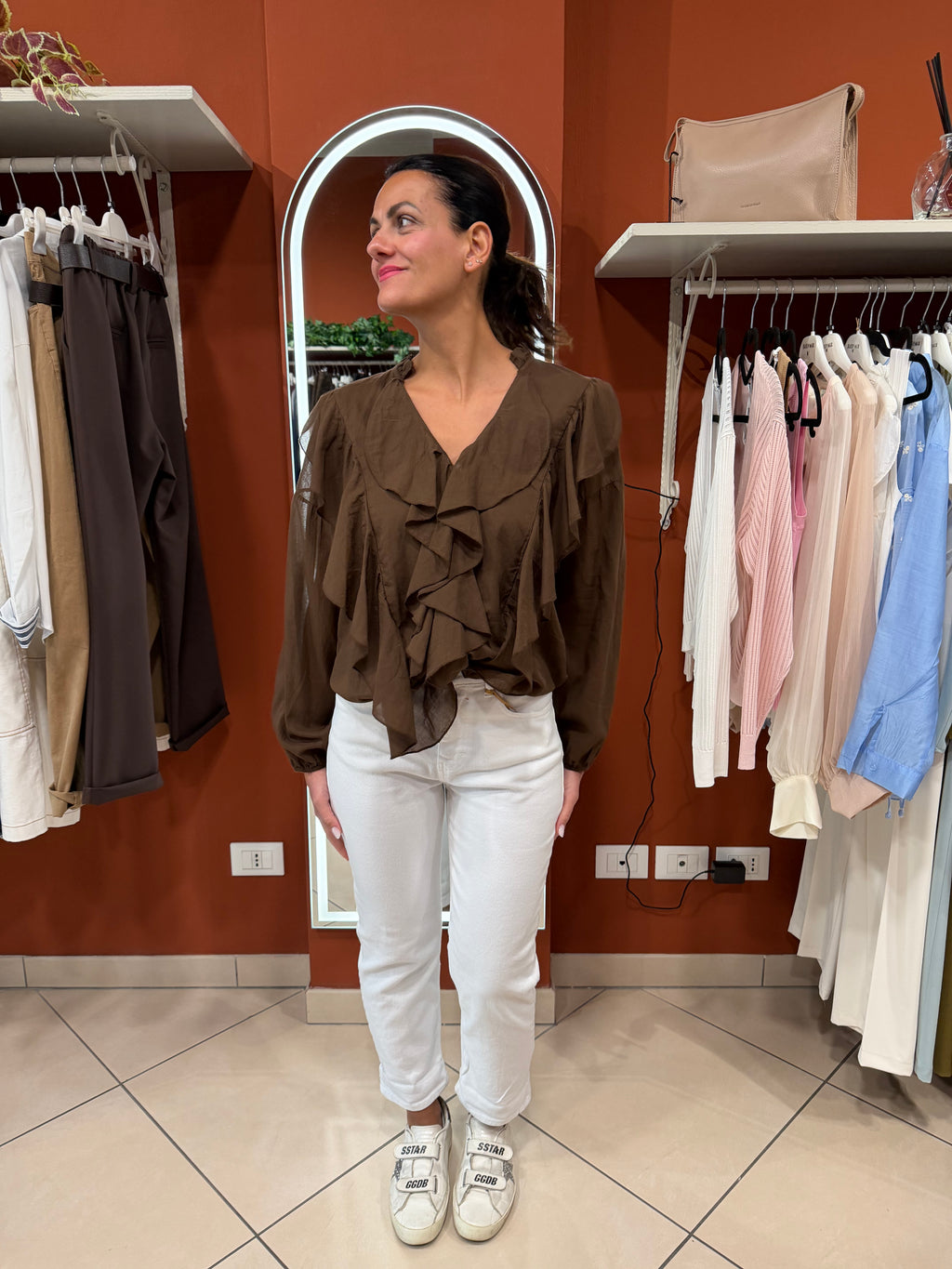 Denim mom-fit bianco - Rocknroll