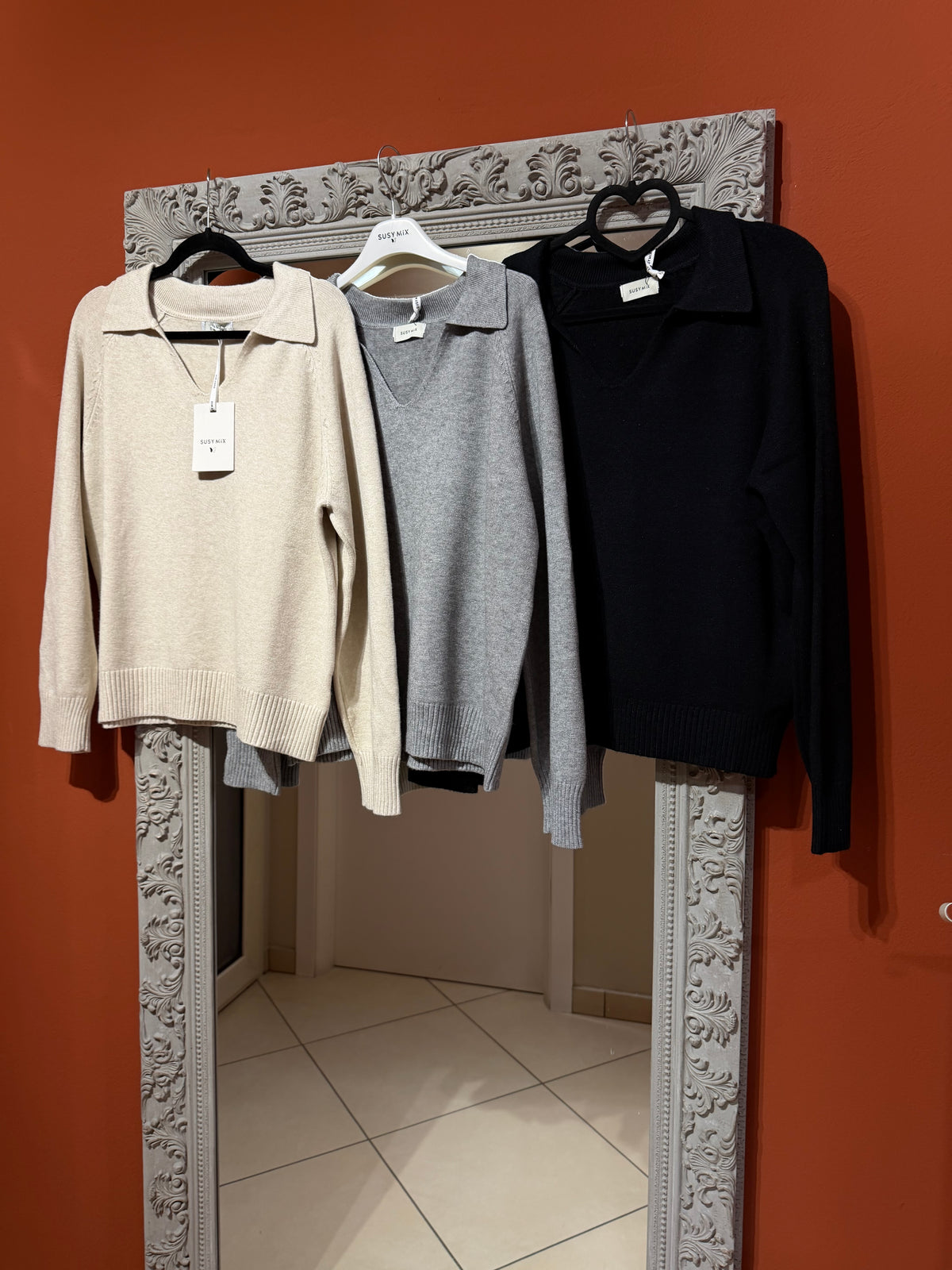 Pullover scollo a polo - Susymix