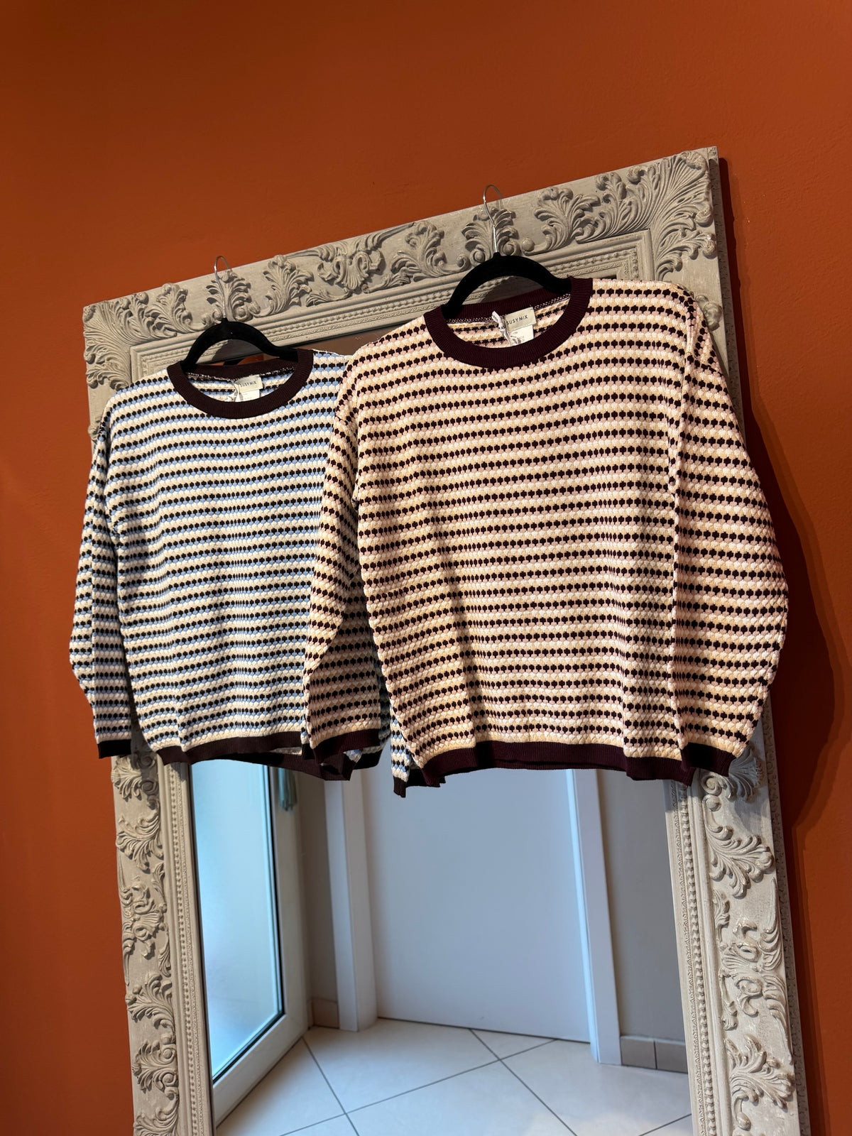 Maglia trama geometrica -Susymix