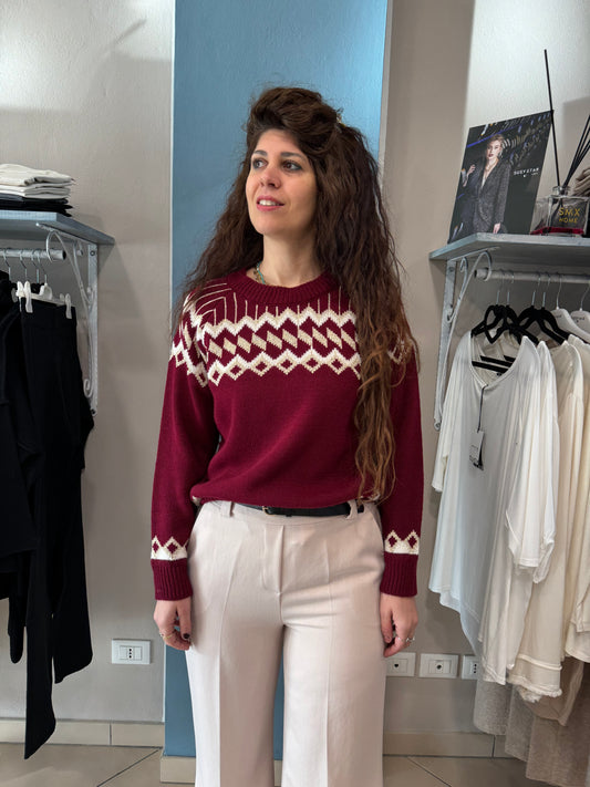 Susymix-Pullover girocollo lurex