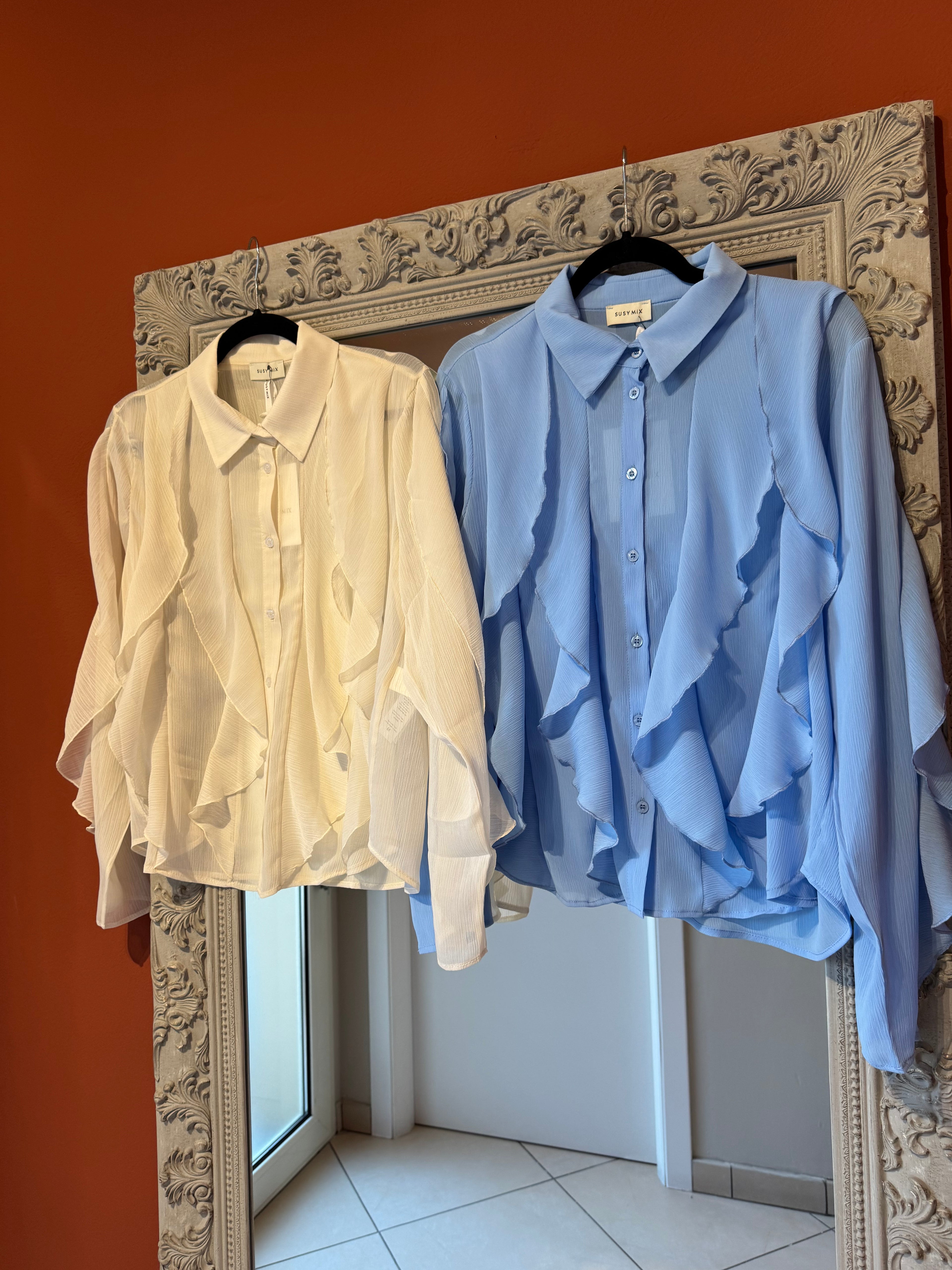Susymix- Camicia con volant