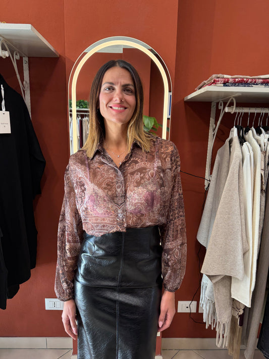 Susymix- Camicia damascata