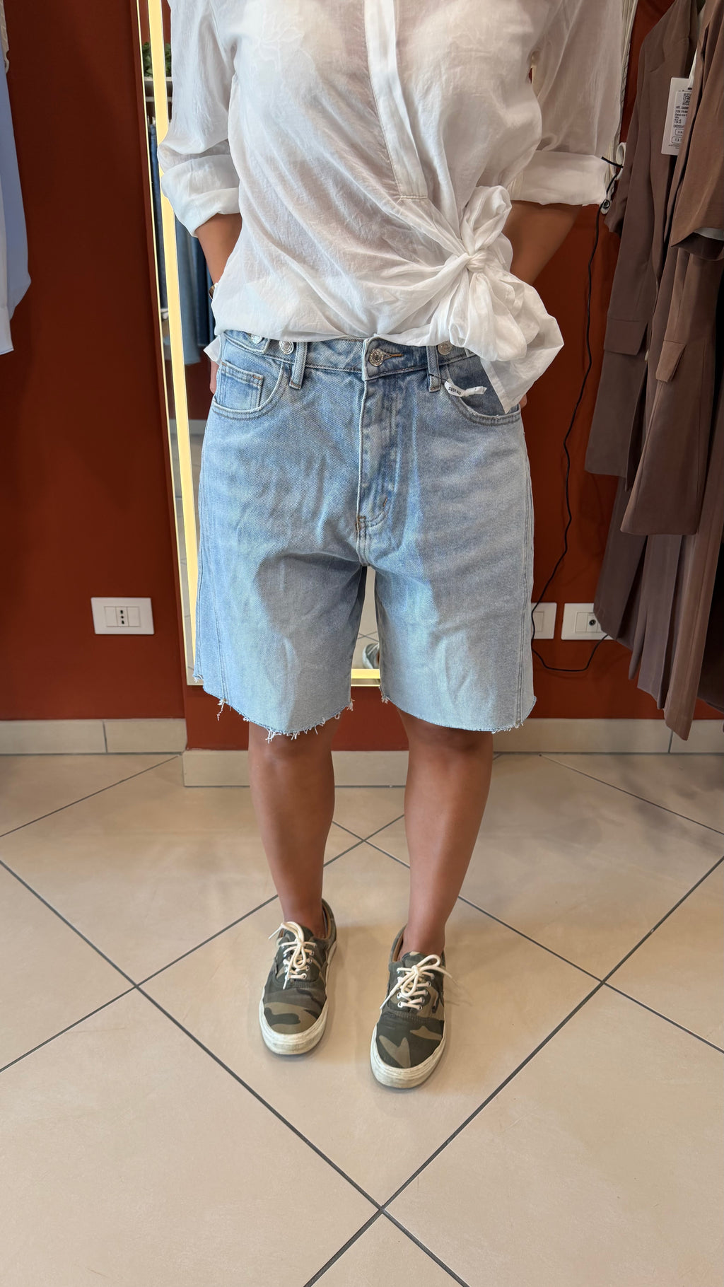 Bermuda in denim- Susymix