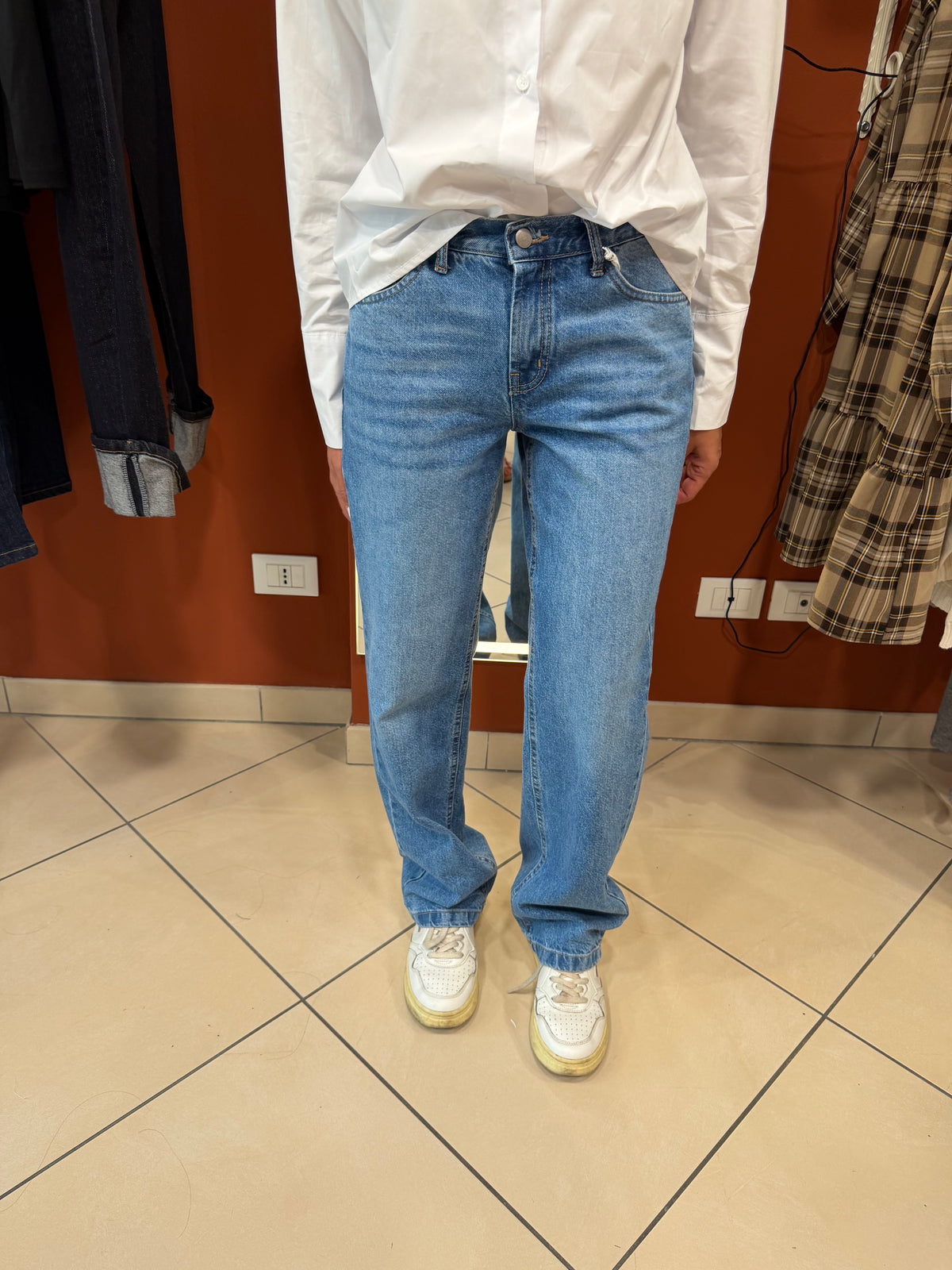 Denim gamba dritta lavaggio medio - Susymix