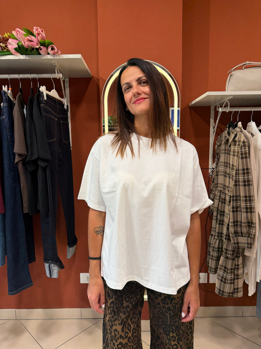 T-shirt a scatola basica-Susymix
