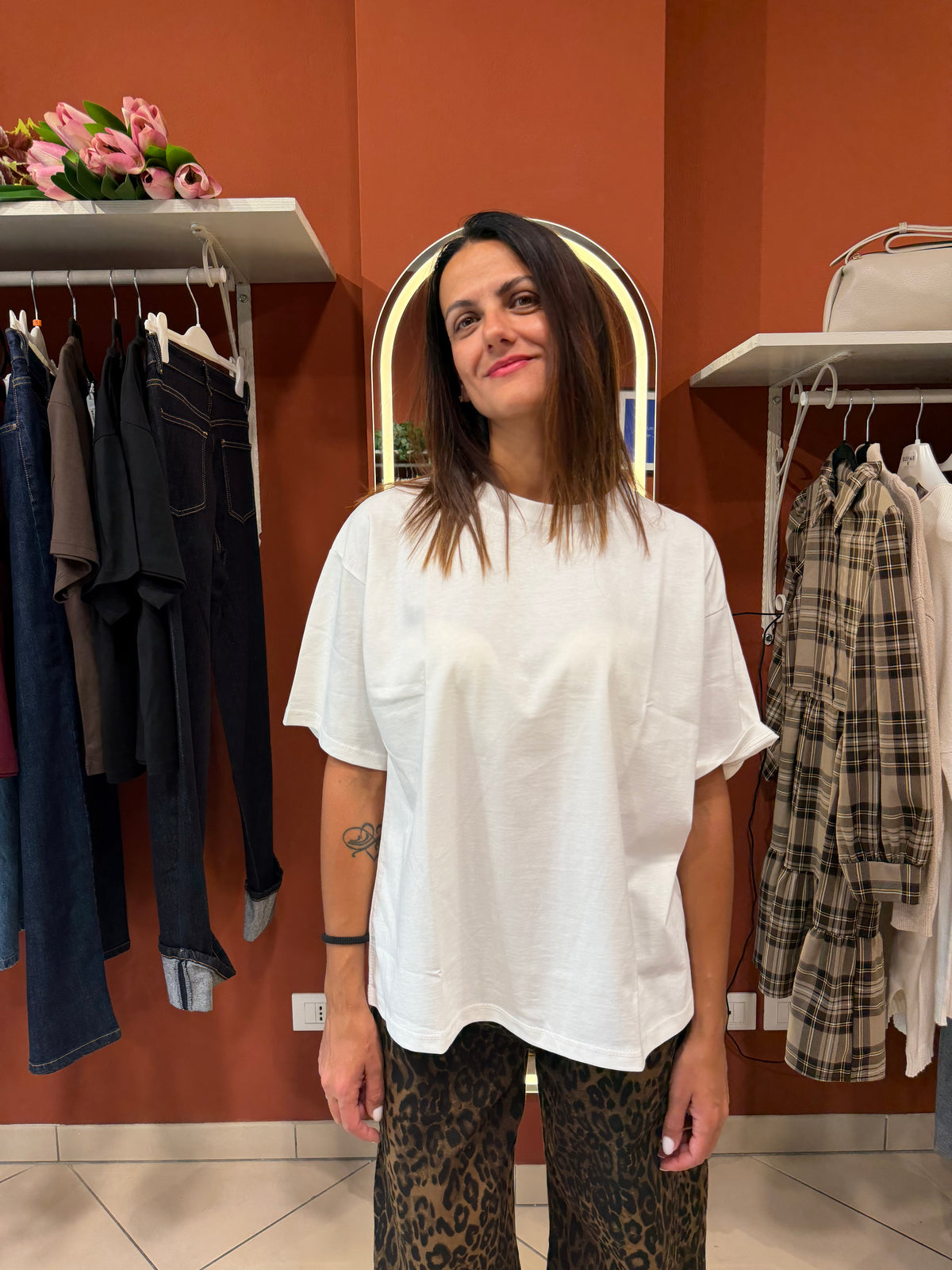 T-shirt a scatola basica-Susymix