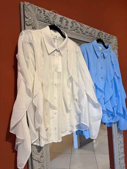 Susymix- Camicia con volant
