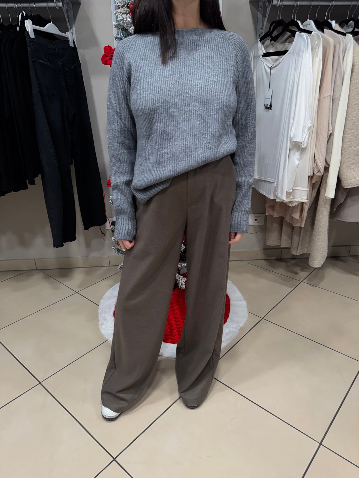 Susymix-Pullover con spacchi laterali