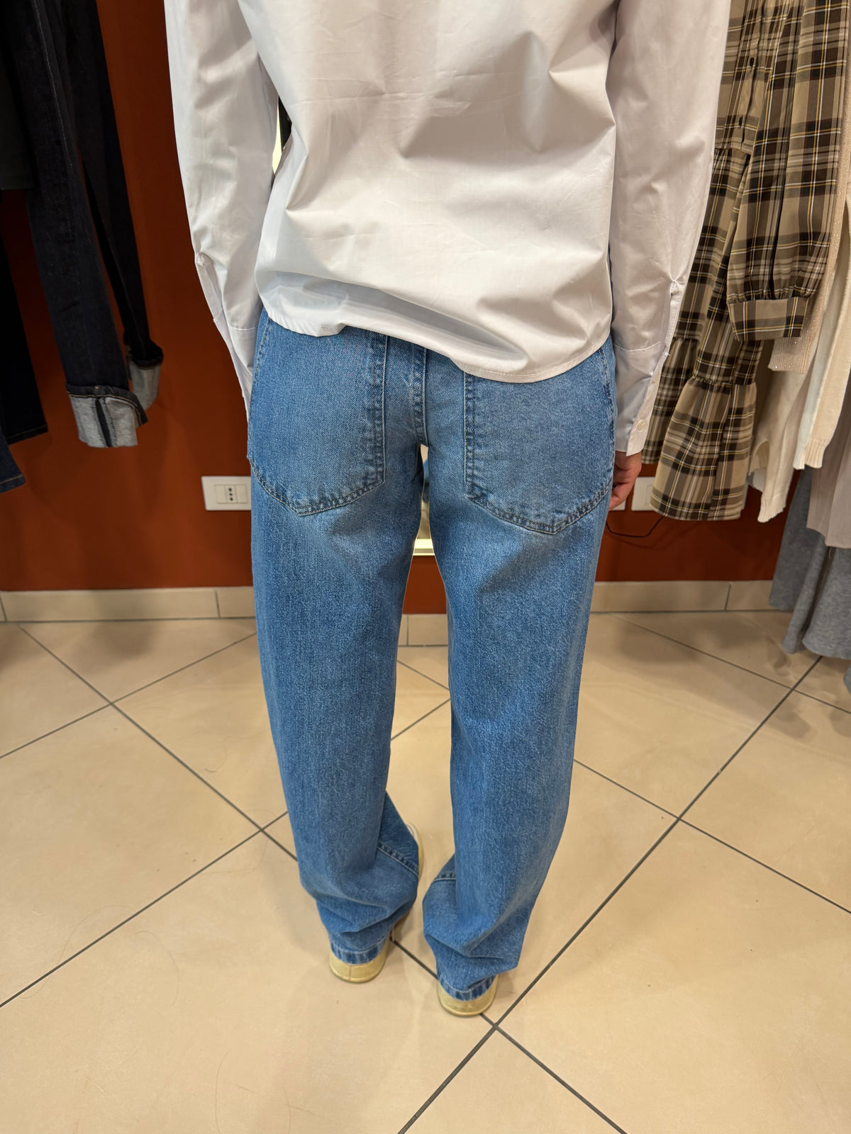 Denim gamba dritta lavaggio medio - Susymix