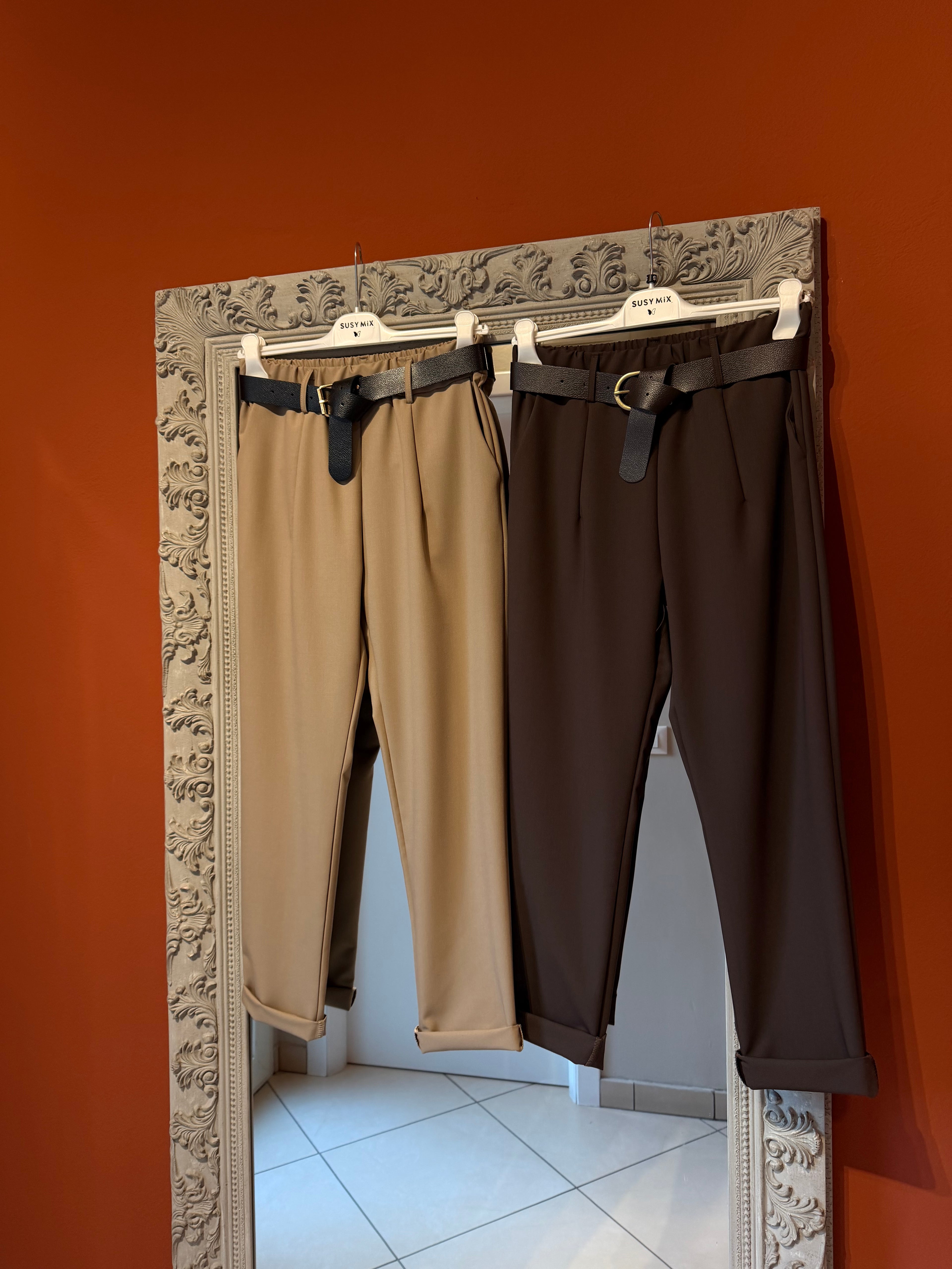 Pantalone con elastico in vita- Susymix