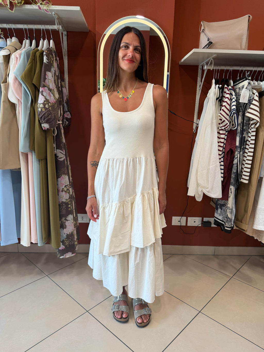 Abito a balze- Susymix