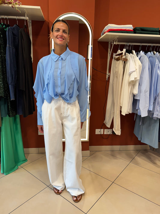 Susymix- Camicia con volant
