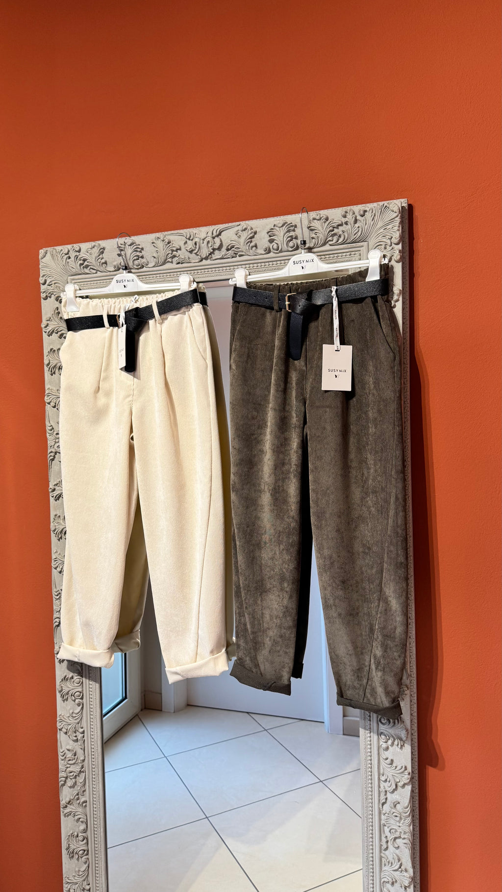 Susymix-Pantalone in velluto