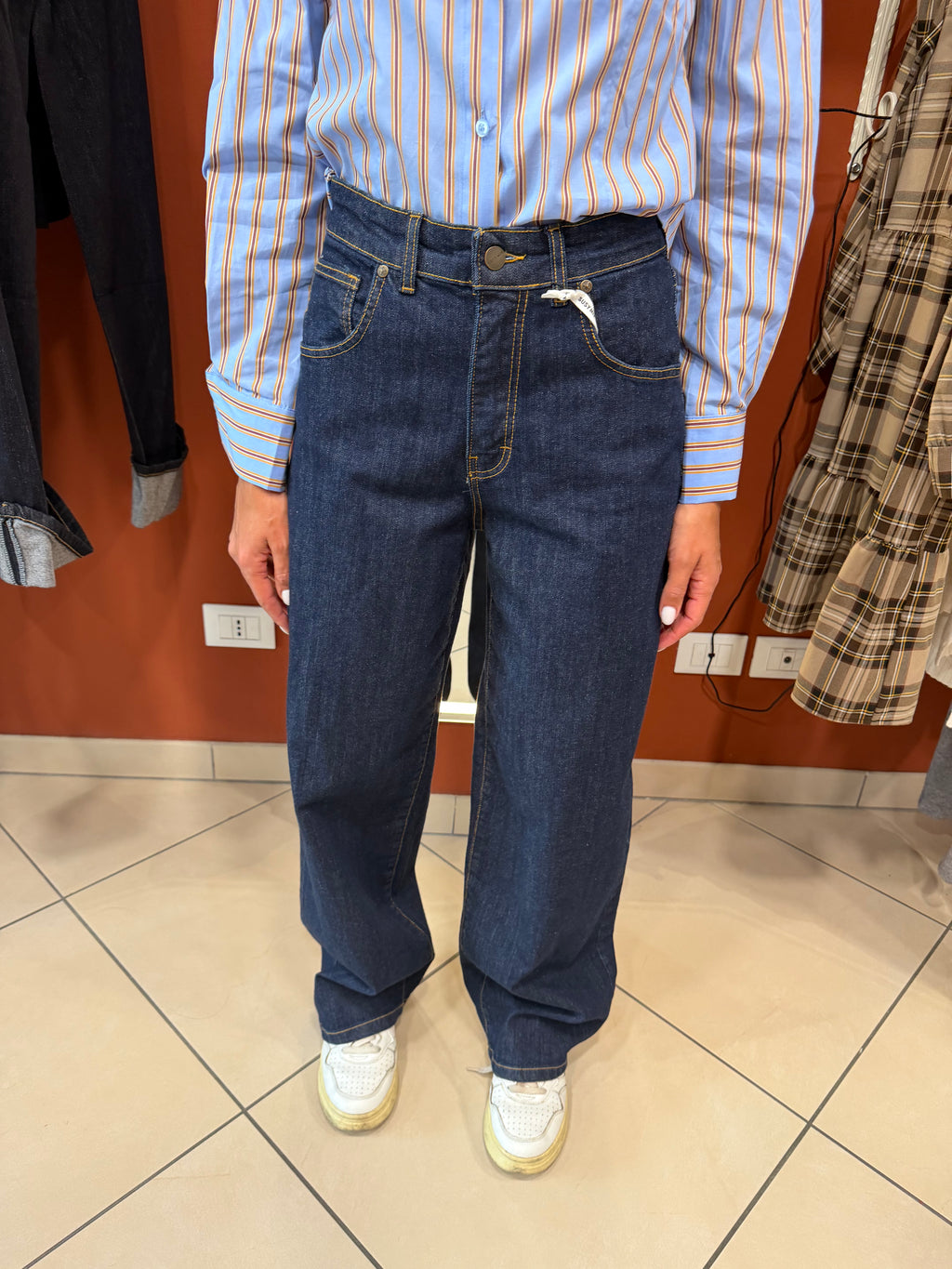 Denim wide leg blue-Susymix