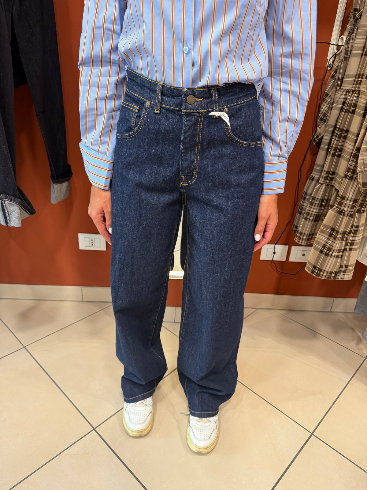 Denim wide leg blue-Susymix