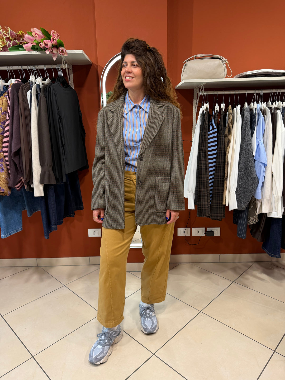 Balzer in check verde militare- Susymix