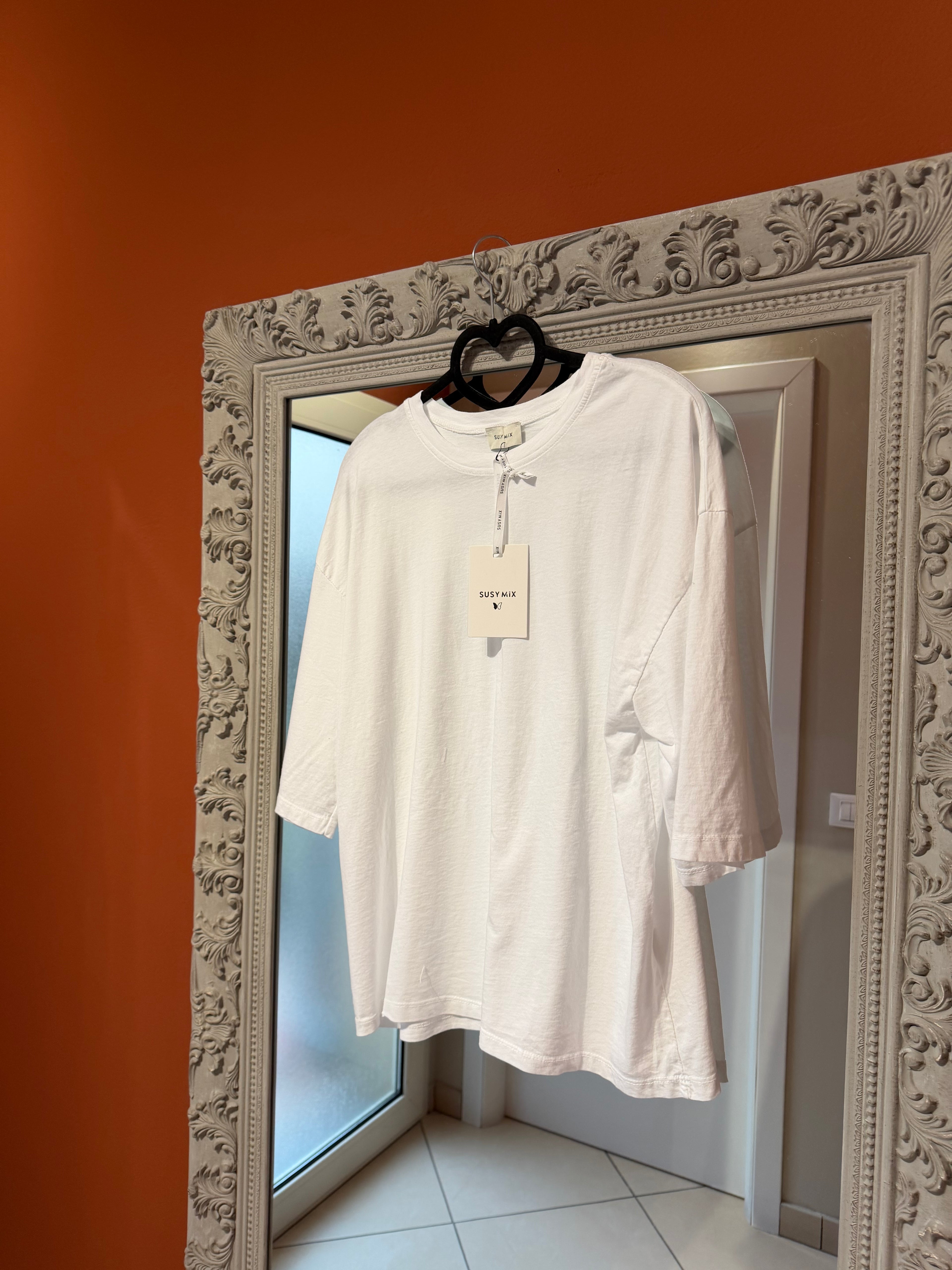 Maxi t-shirt con manica raglan- Susymix