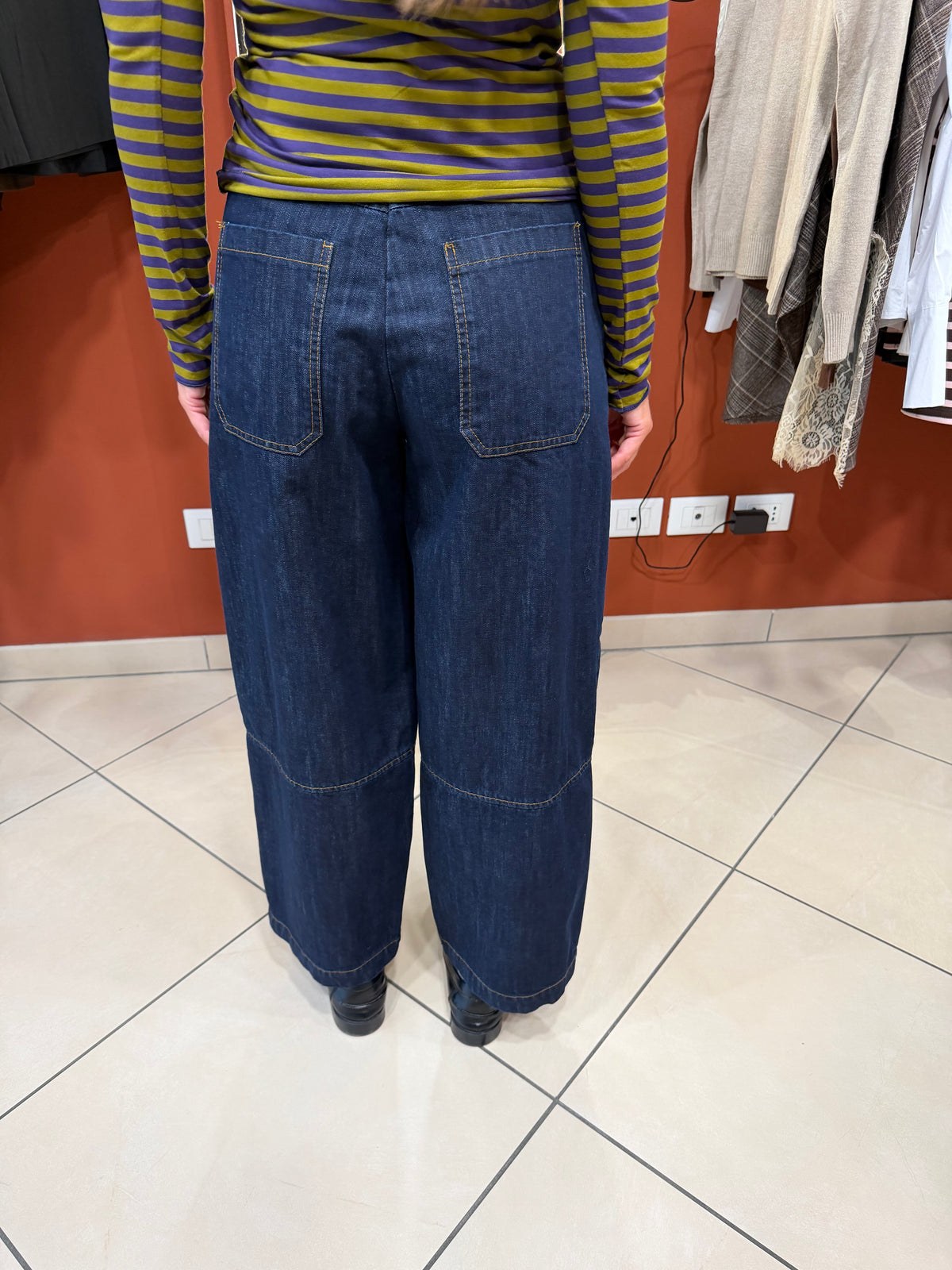 Denim cropped- Susymix