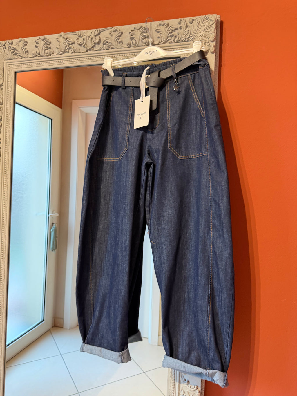 Denim stellina modello ovetto-Susymix