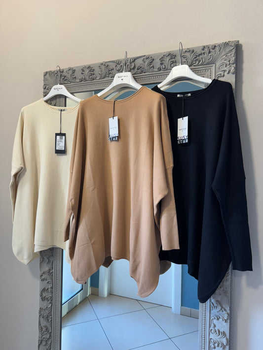 Susystar-Maxi maglia in viscosa