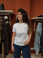 Susymix-T-shirt con scritta ricamata