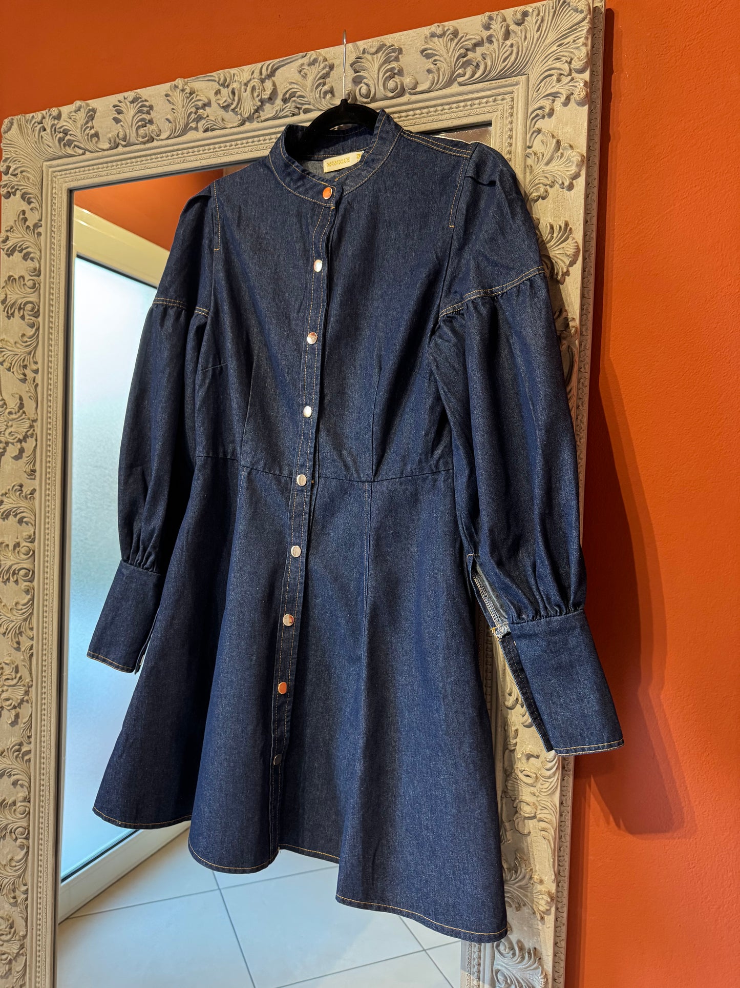 Rocknroll- Abito in denim dark blue