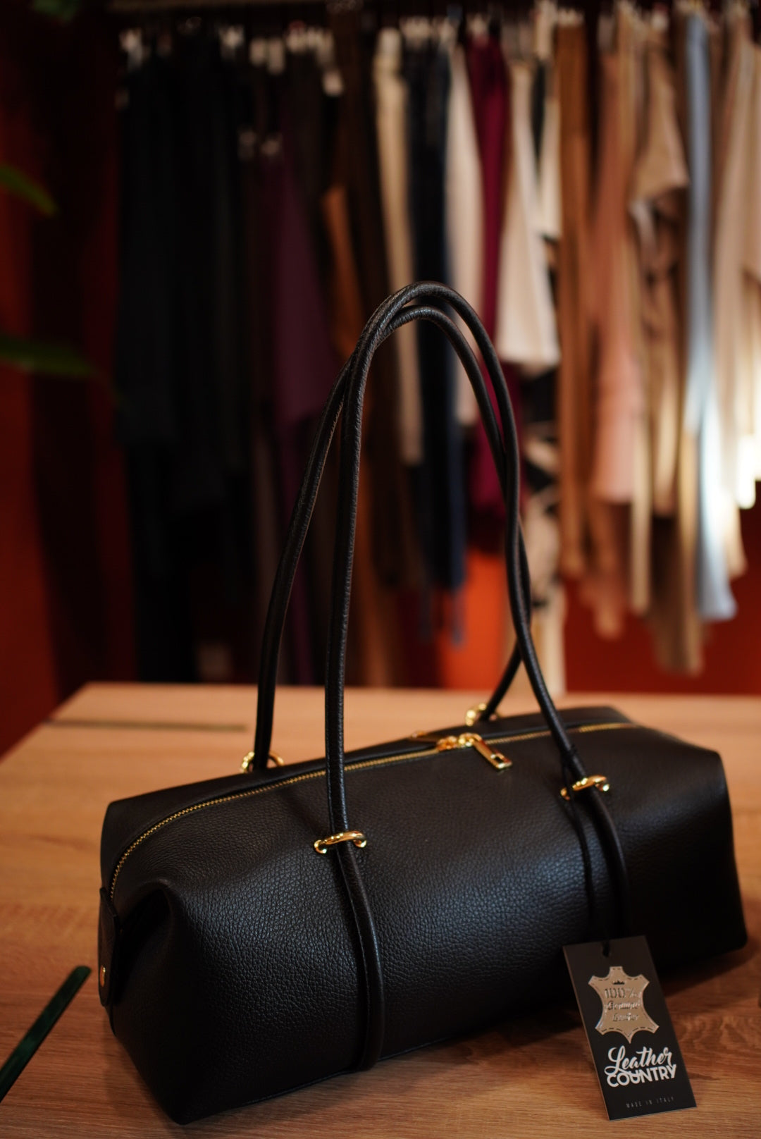 Baguette in pelle- Rocknroll