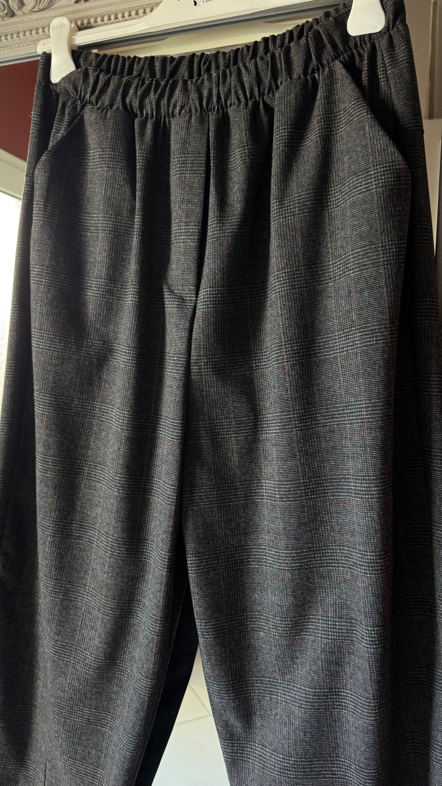 Susystar - Pantalone ovetto in check