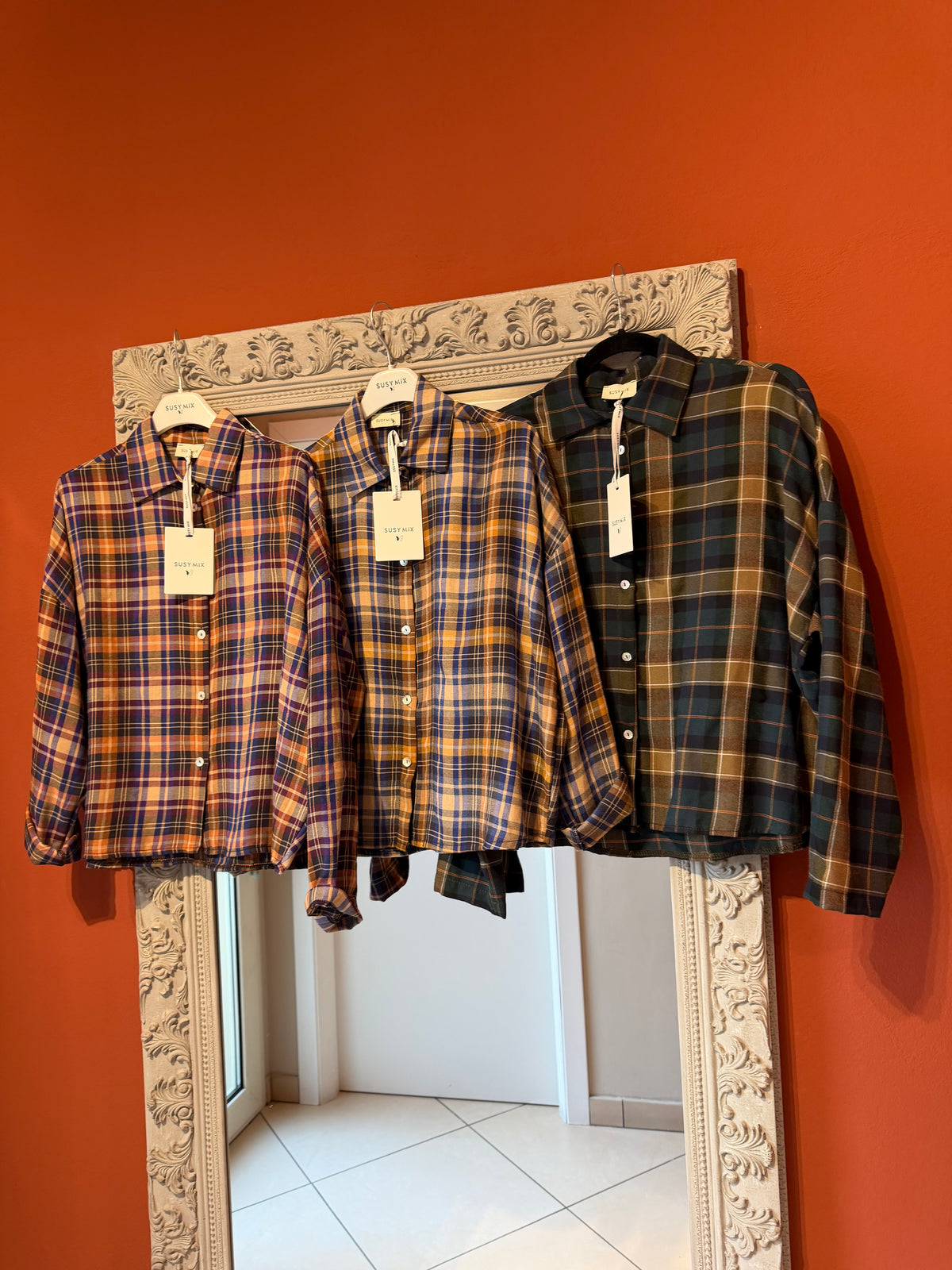 Camicia in check- Susymix
