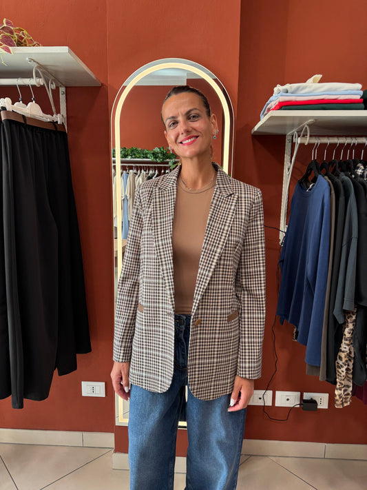 Susymix- Blazer in check
