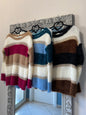 Susymix-Pullover a righe lamè