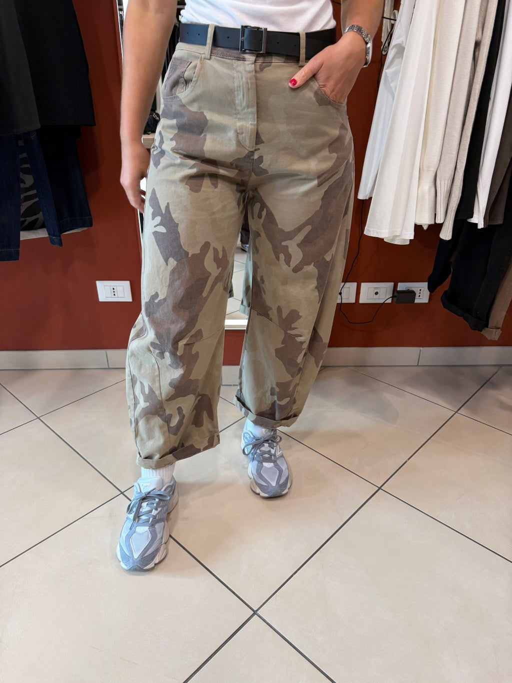 Denim barrel camouflage- Susymix - Rocknroll Atelier